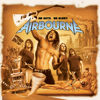 AIRBOURNE - No Guts. No Glory. cover 