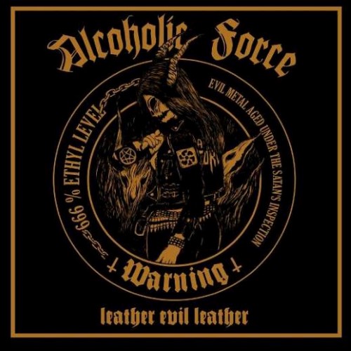 ALCOHOLIC FORCE - Leather Evil Leather cover 