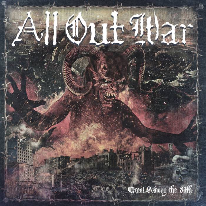 ALL OUT WAR - Crawl Among The Filth cover 