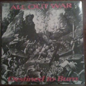 ALL OUT WAR - Destined To Burn cover 
