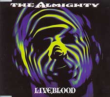 THE ALMIGHTY - Liveblood cover 