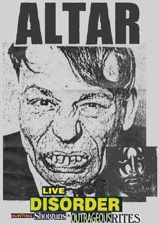 ALTAR - Live Disorder: Hunting Shotguns & Outrageous Rites cover 