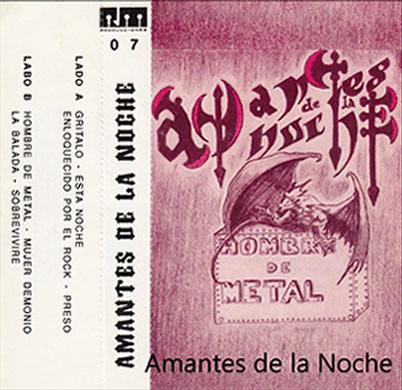 AMANTES DE LA NOCHE - Hombre De Metal cover 