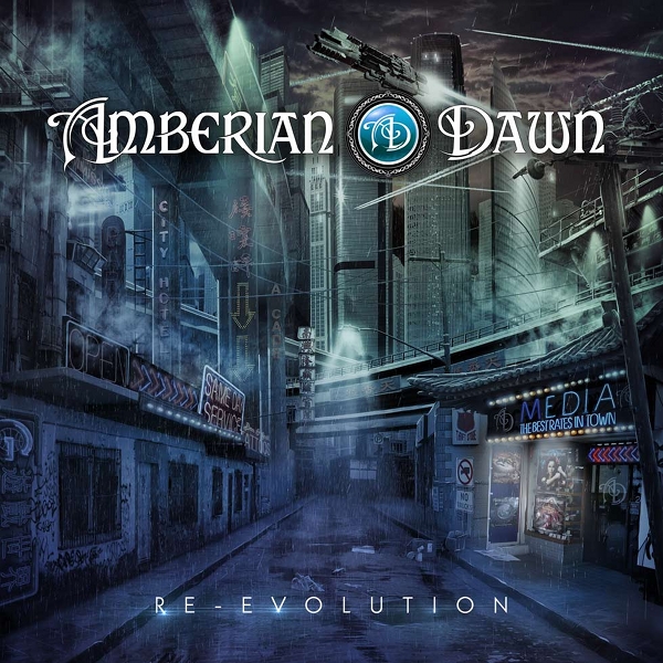 AMBERIAN DAWN - Re-Evolution cover 