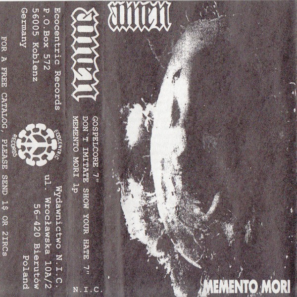 AMEN - Memento Mori cover 