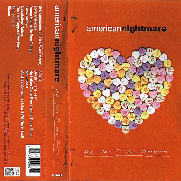AMERICAN NIGHTMARE - We're Down Til We're Underground cover 