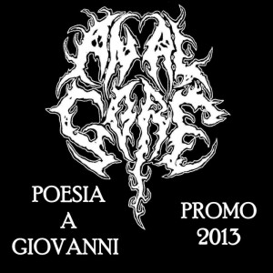 AN-AL GORE - Poesia a Giovanni - Promo 2013 cover 