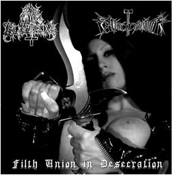 ANAL BLASPHEMY - Filth Union in Desecration cover 