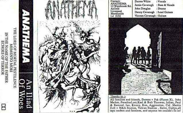ANATHEMA - An Iliad of Woes cover 