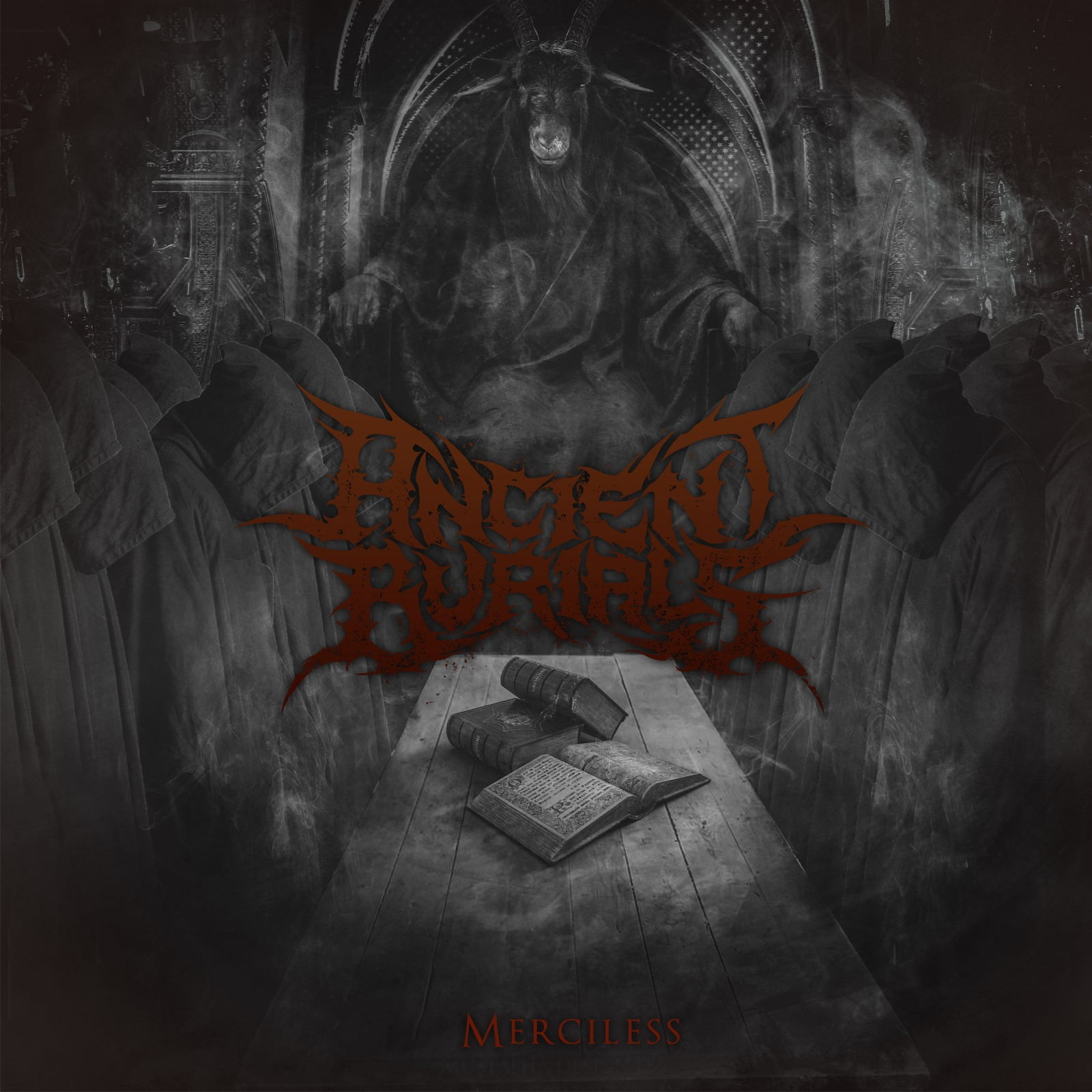 ANCIENT BURIALS - Merciless cover 