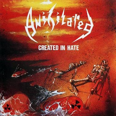 ANIHILATED - Created in Hate cover 