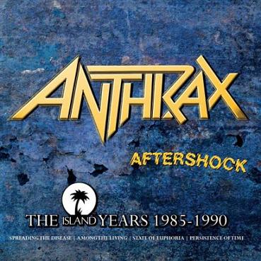 ANTHRAX - Aftershock: The Island Years 1985-1990 cover 