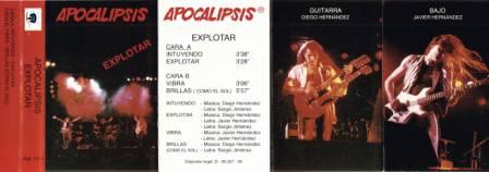 APOCALIPSIS - Explotar cover 