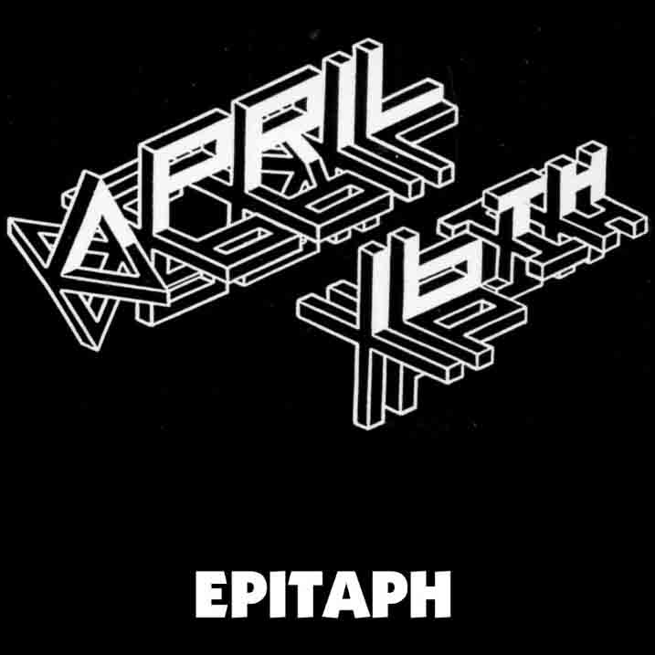 APRIL 16TH - Epitaph cover 