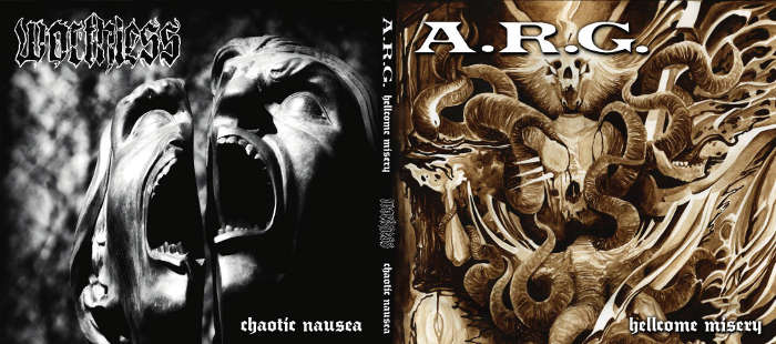 A.R.G. - Hellcome Misery / Chaotic Nausea cover 