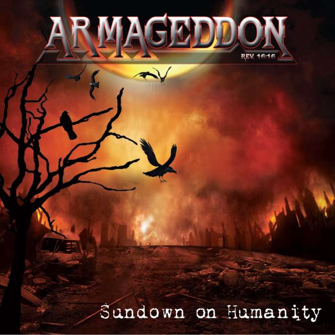 ARMAGEDDON REV. 16:16 - Sundown on Humanity cover 