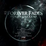 AS FOREVER FADES - Words Unclear cover 