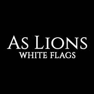 AS LIONS - White Flags cover 