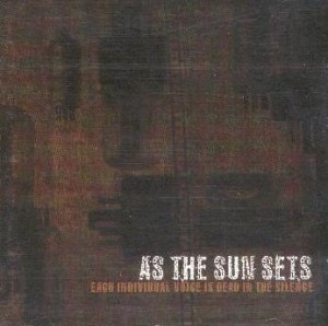 AS THE SUN SETS - Each Individual Voice Is Dead In The Silence cover 