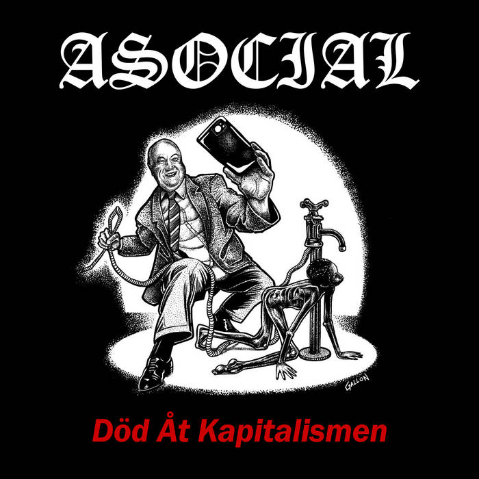 ASOCIAL - D​ö​d Åt Kapitalismen cover 