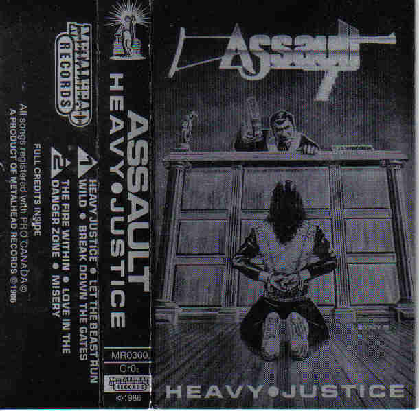 ASSAULT - Heavy Justice cover 