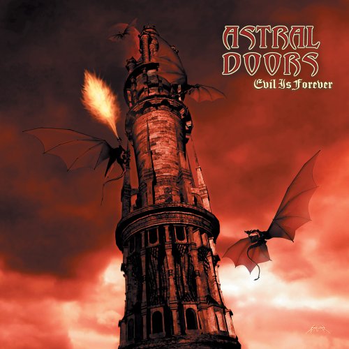 ASTRAL DOORS - Evil Is Forever cover 