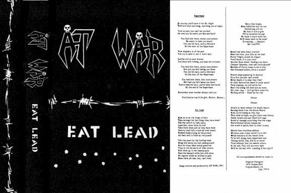 AT WAR - Eat Lead cover 