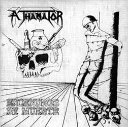 ATHANATOR - Engendros de Muerte cover 