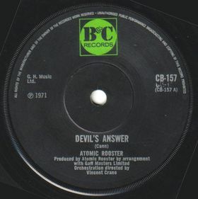 ATOMIC ROOSTER - Devil's Answer cover 