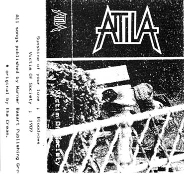 ATTILA - Victim of Society cover 