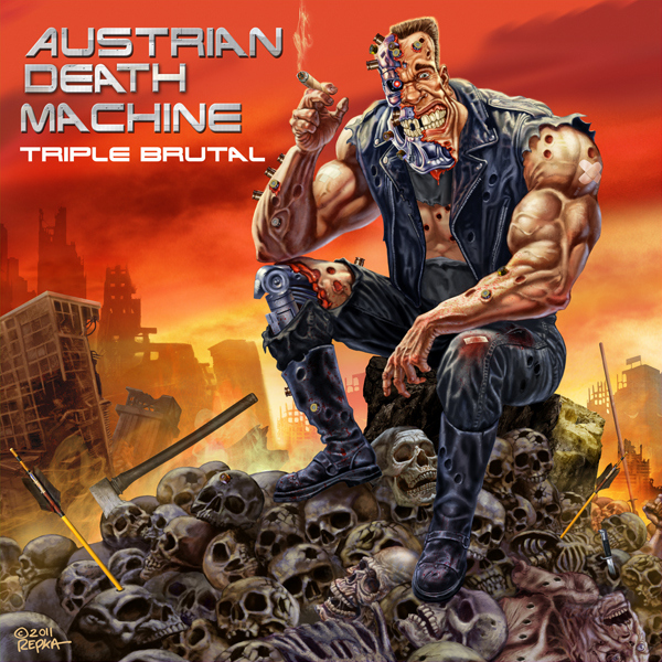 AUSTRIAN DEATH MACHINE - Triple Brutal cover 