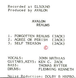 AVALON - Forgotten Realms cover 