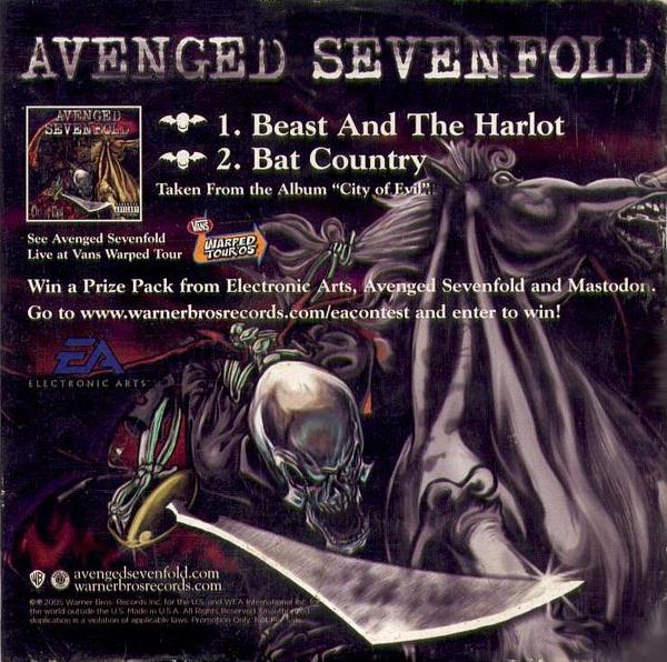 AVENGED SEVENFOLD - Avenged Sevenfold / Mastodon Sampler cover 