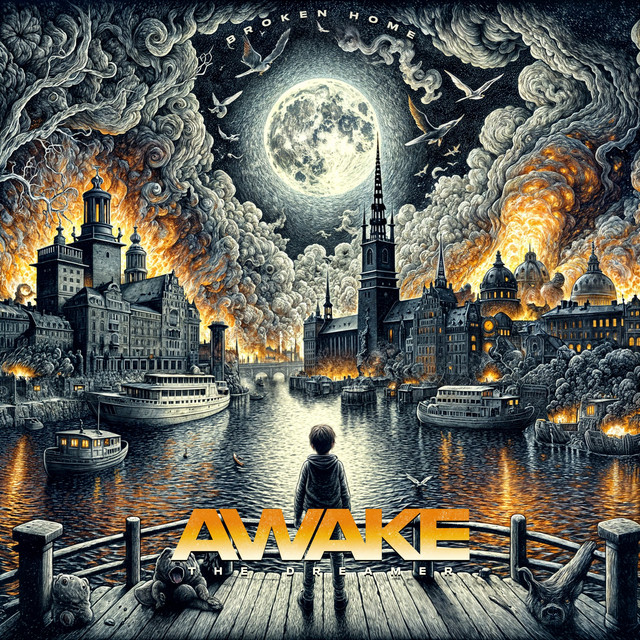 AWAKE THE DREAMER - Broken Home cover 