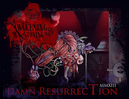 AWAKENING THE ATONING DEATH - Damn Resurrection cover 