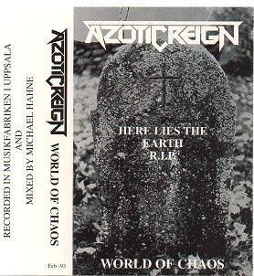 AZOTIC REIGN - World of Chaos cover 