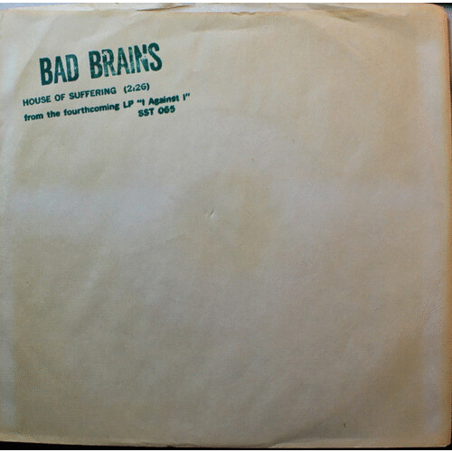 BAD BRAINS - House Of Suffering cover 