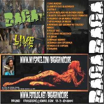 BAGA - Live 2009 cover 