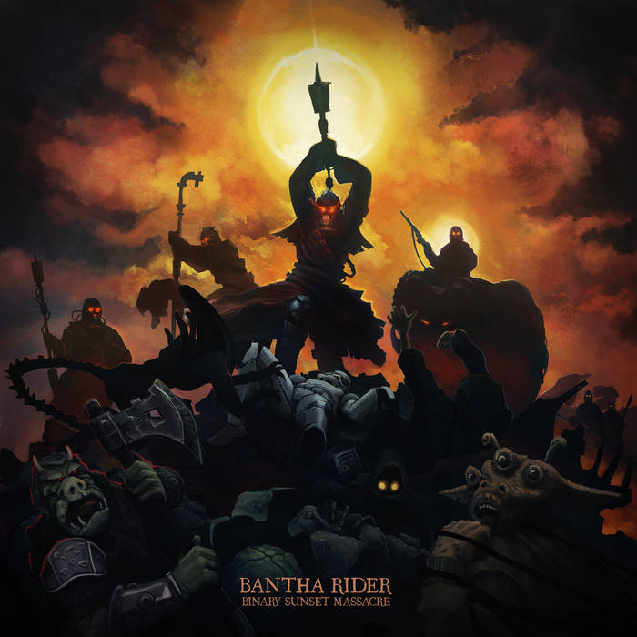 BANTHA RIDER - Binary Sunset Massacre cover 