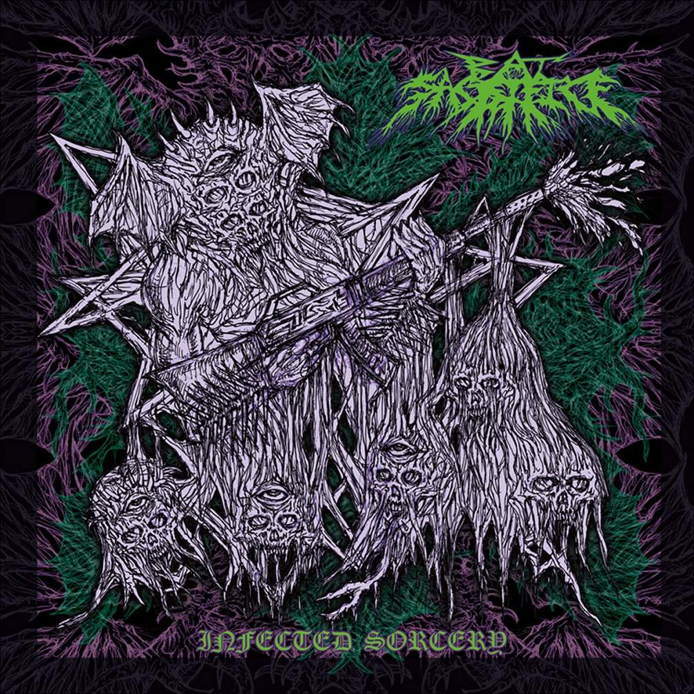 BAT SACRIFICE - Infected Sorcery cover 