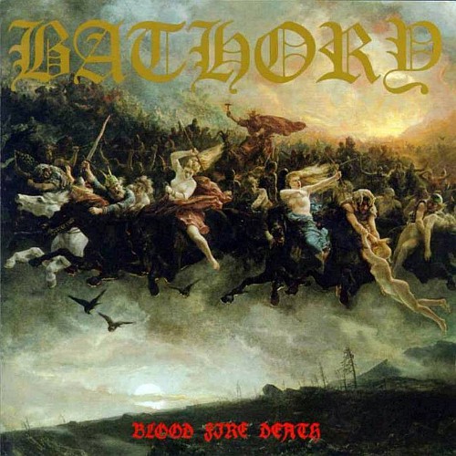 BATHORY - Blood Fire Death cover 