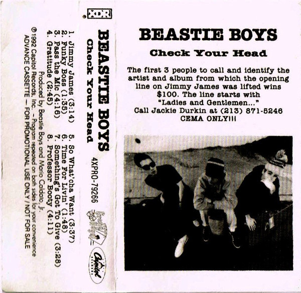 BEASTIE BOYS - Check Your Head Sampler cover 