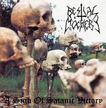 BESTIAL MOCKERY - A Sign of Satanic Victory cover 