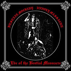 BESTIAL MOCKERY - Eve of the Bestial Massacre cover 