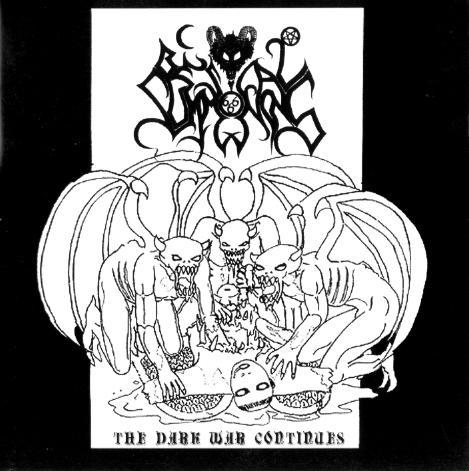 BESTIAL SUMMONING - The Dark War Continues cover 