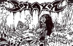 BETRAYER - Satanic Destruction cover 