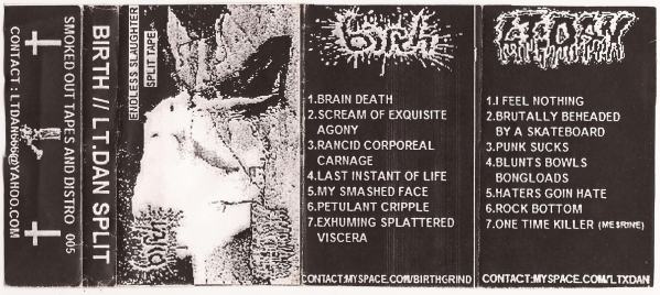 BIRTH - Endless Slaughter Split Tape cover 