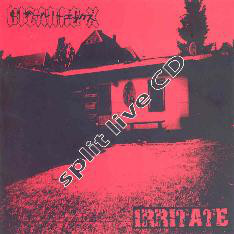 BIZARRE X - Split Live CD cover 
