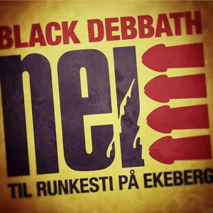BLACK DEBBATH - Nei til runkesti på Ekeberg cover 