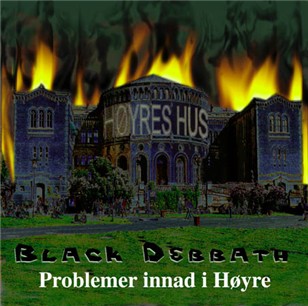 BLACK DEBBATH - Problemer innad i Høyre cover 